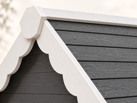 Water-resistant roof detail
