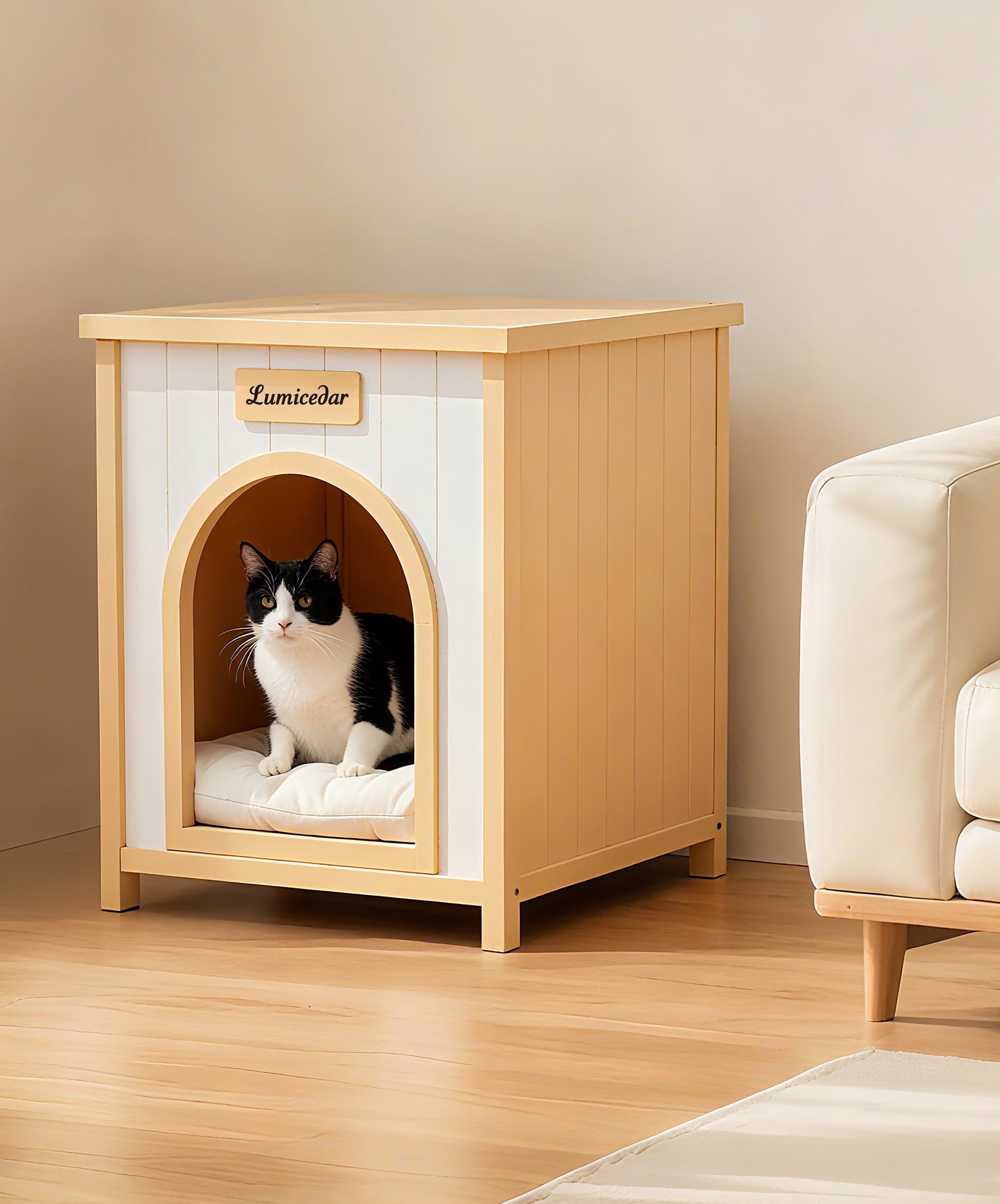 modern wooden pet bed and nightstand furniture for stylish homes