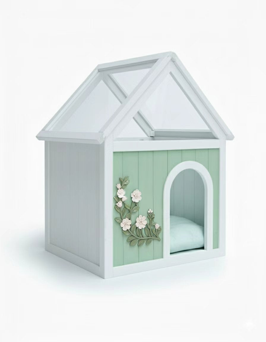 SAGE Decorative Pet House for Small Dogs – Stylish Indoor Dog House for Apartments