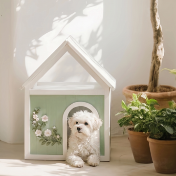 SAGE Decorative Pet House for Small Dogs – Stylish Indoor Dog House for Apartments